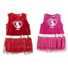Minnie Velour special occasion velour dress with lace & sequins -- £9.99 per item - 4 pack